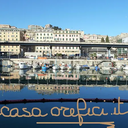 公寓 Casa Orefici, 4 In Front Of Aquarium! 热那亚